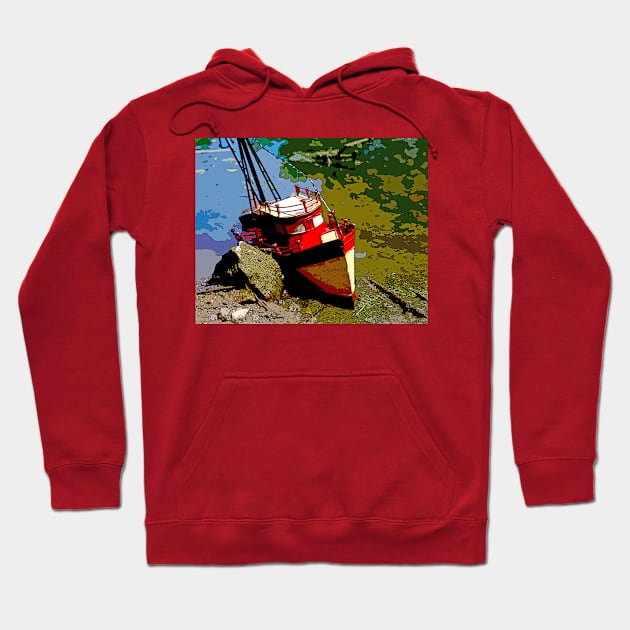 Toy Shipwreck Hoodie by Busybob